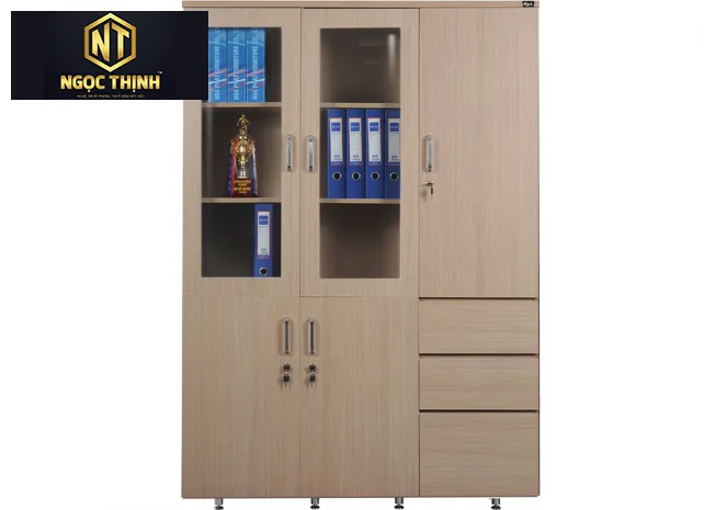 Tủ tài liệu 3 buồng gỗ melamine HR1960-3B